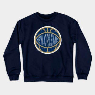 New Orleans Basketball 2 Crewneck Sweatshirt